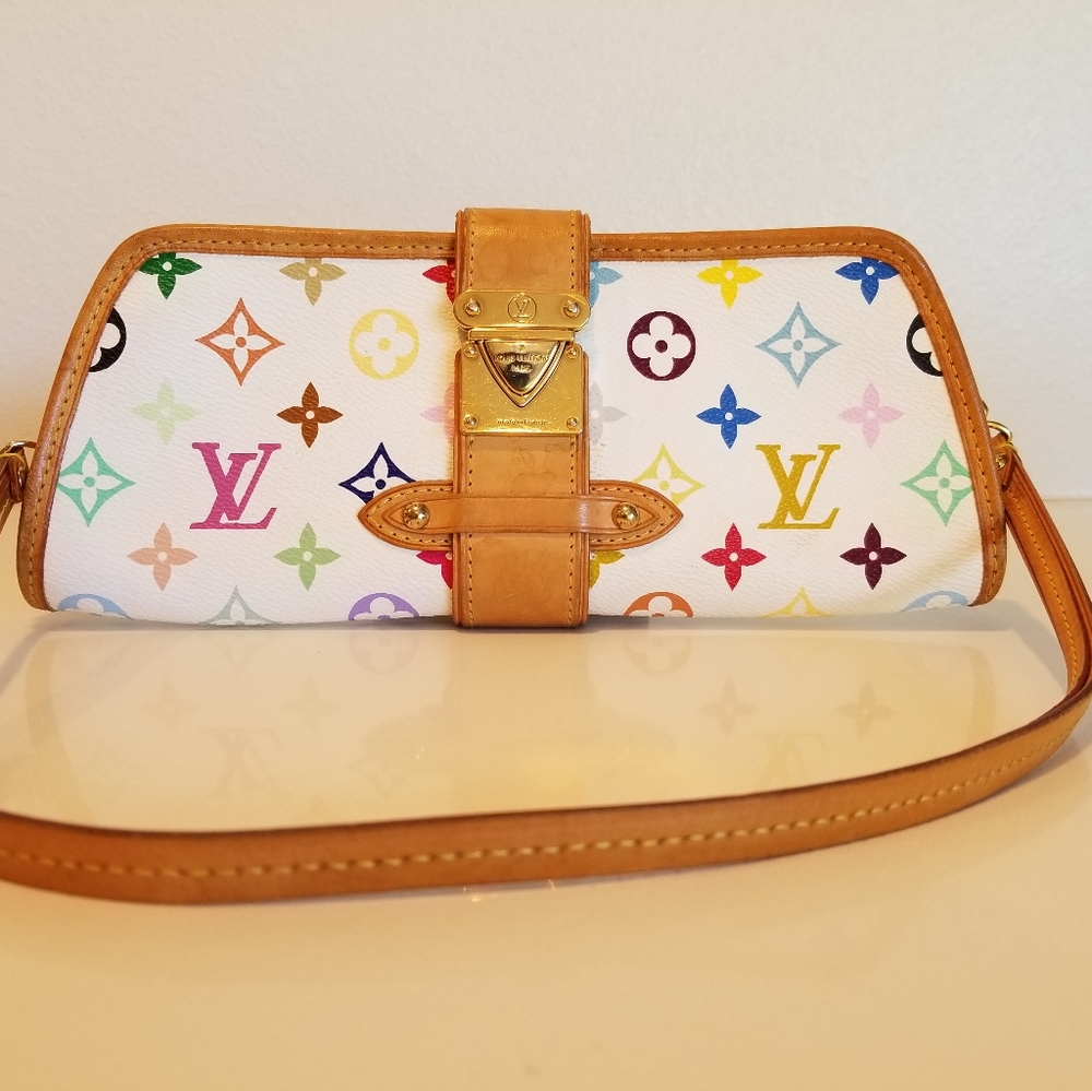 LV Louis Vuitton Multicolor Monogram Shirley Bag